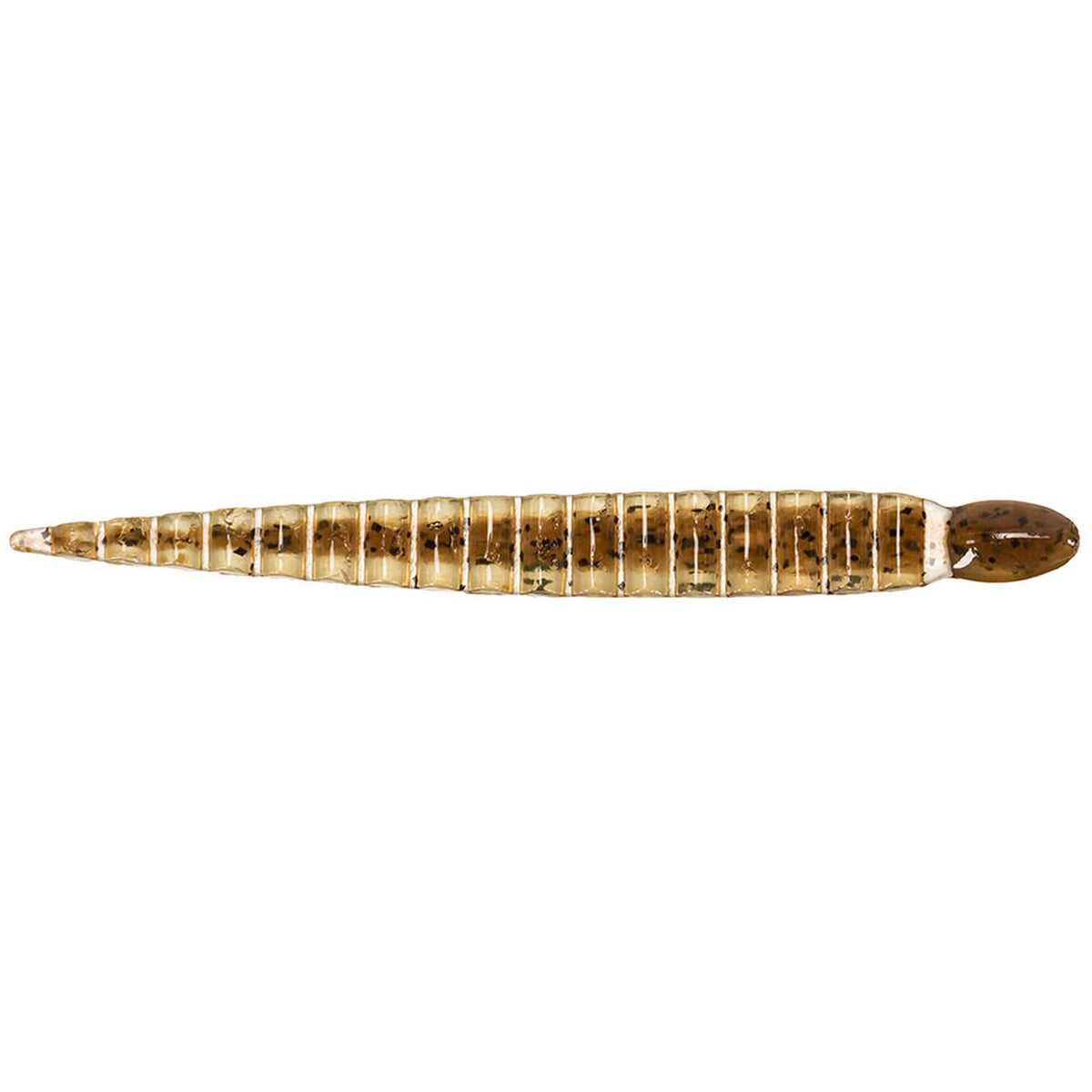 KT- Custom Leech 3 Green Pumpkin, 3, 10pk