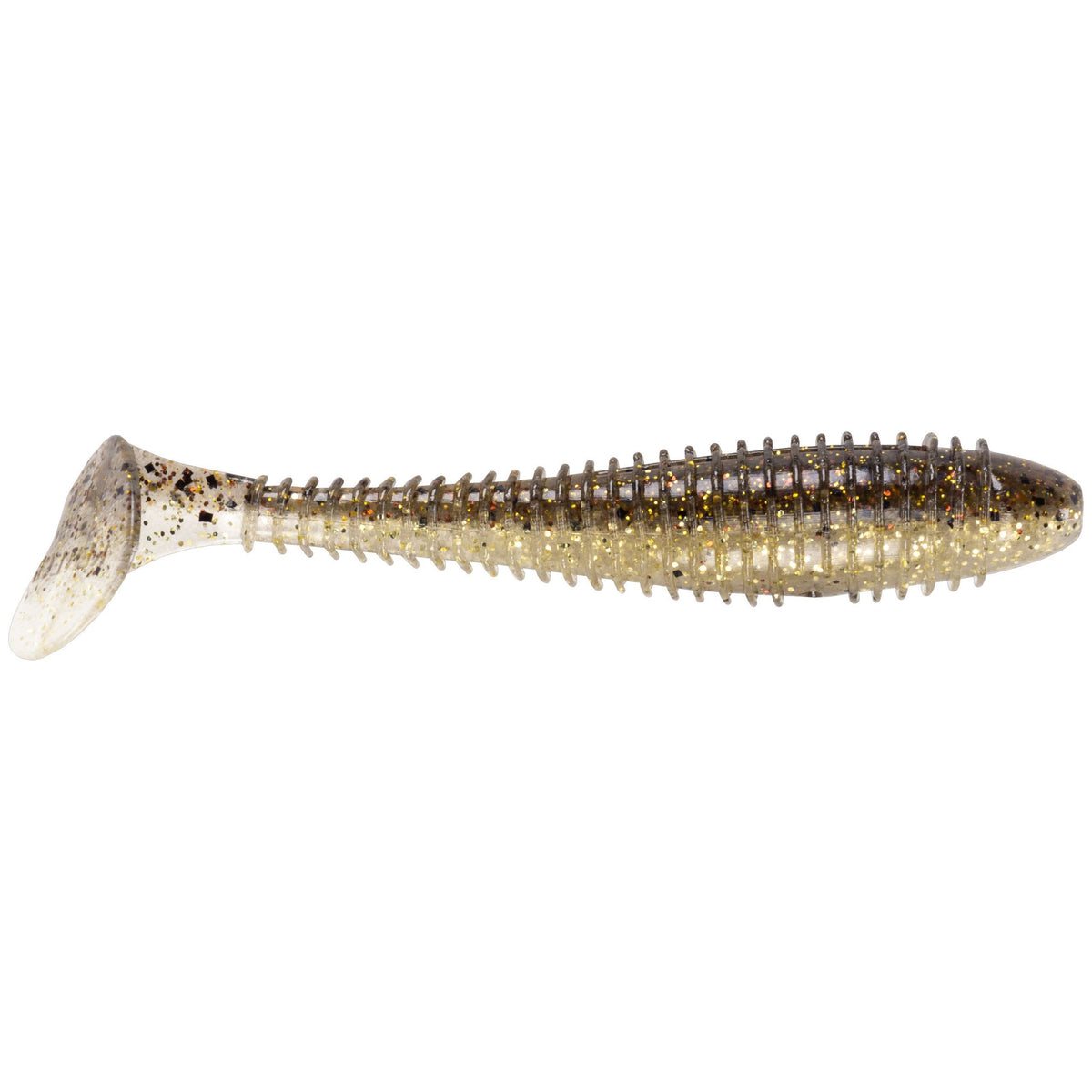KT- Fat Swing Impact 3.8 Gold Flash Minnow, 3.8, 6pk
