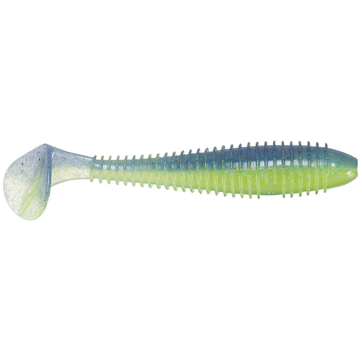 KT- Fat Swing Impact 3.8 Electric Blue Chartreuse, 3.8, 6pk