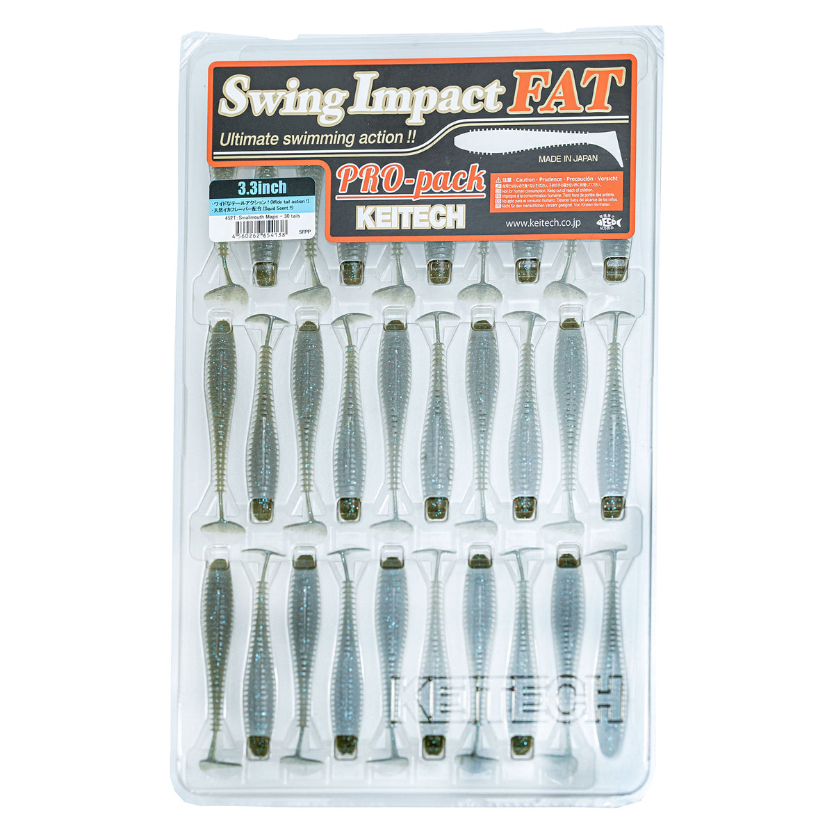 KT- Fat Swing Impact 3.3 - Pro- Pack  Smallmouth Magic, 3.3,